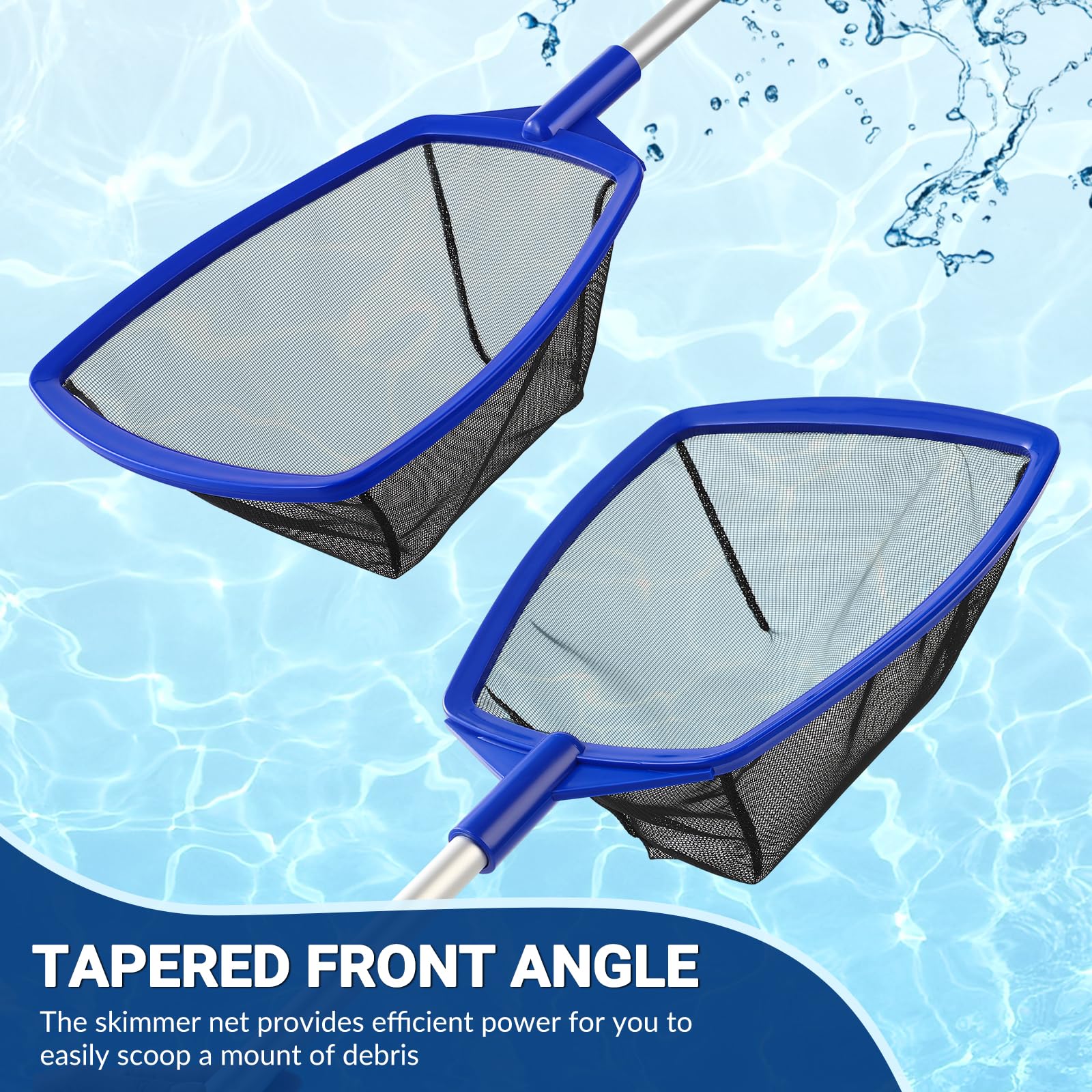 Premium Pool & Hot Tub Skimmer Net with 26.4