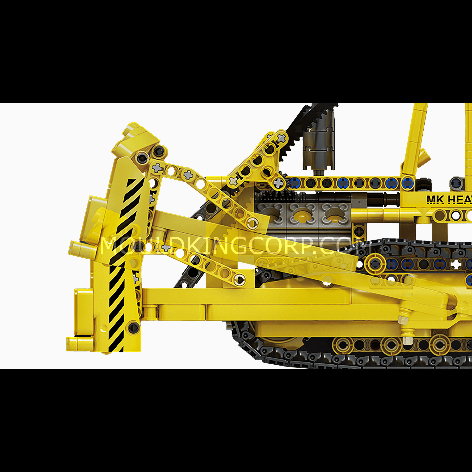 MOULD KING 17024 D8K Bulldozer Remote Control Building Blocks Set - 1,003 Pieces STEM Construction Toy for Kids & Adults | DIY Engineering Project, Birthday Gift, Collectible Model for Display & Play