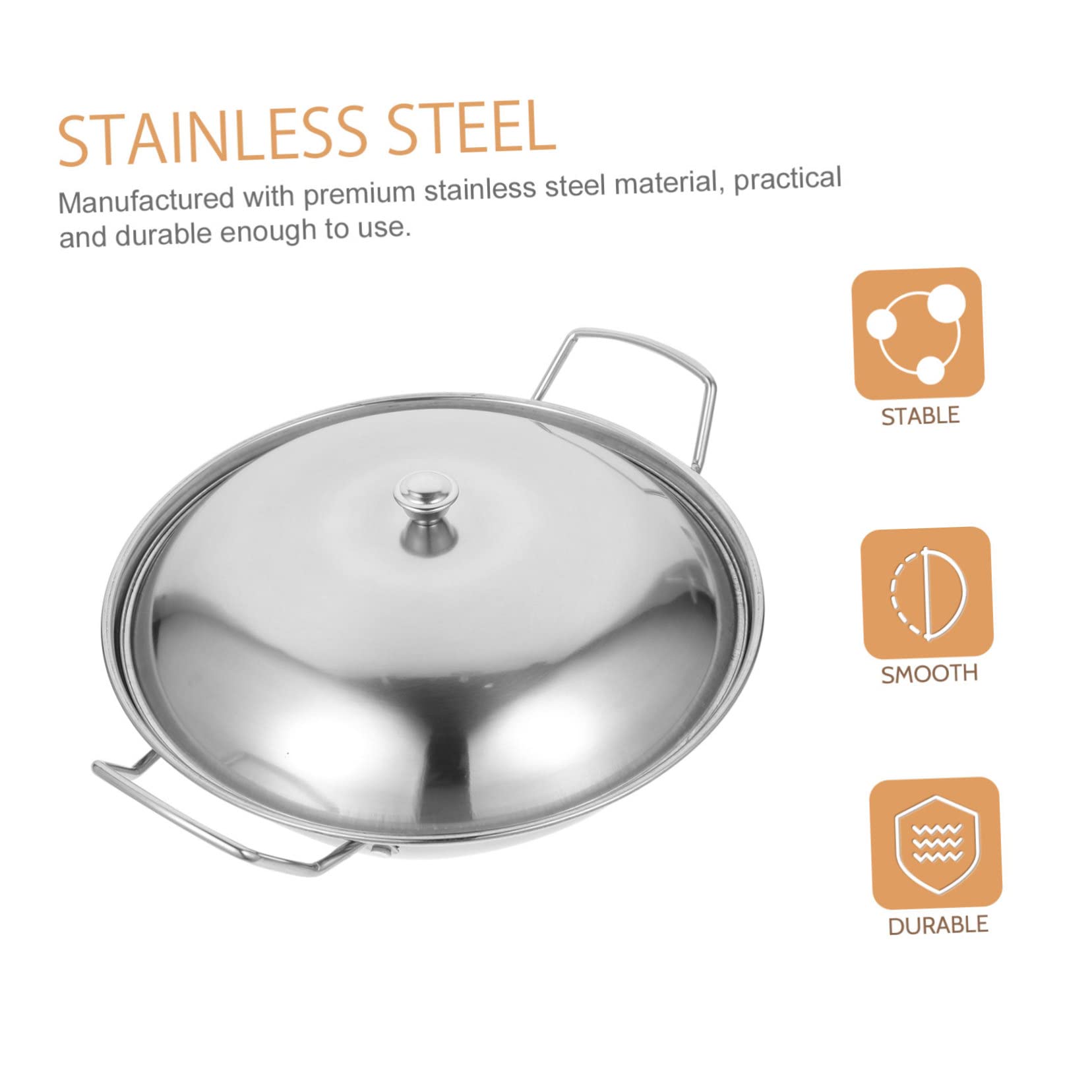 Bestoyard 10-Piece Stainless Steel Cookware Set with Lids - Oven Safe Pots, Pans & Griddle for Baking, Frying & Cooking - Perfect for Home Kitchen, Restaurant & Hot Pot Meals