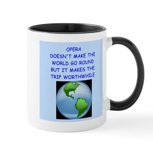 White/Black Inside - Opera Mug