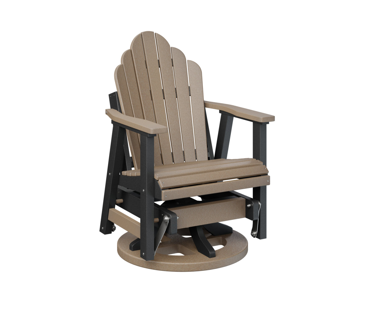 Berlin Gardens Cozi Back Swivel Glider - Outdoor Patio Rocking Chair with Cushion, Weather-Resistant for Garden, Deck, Porch & Poolside Relaxation