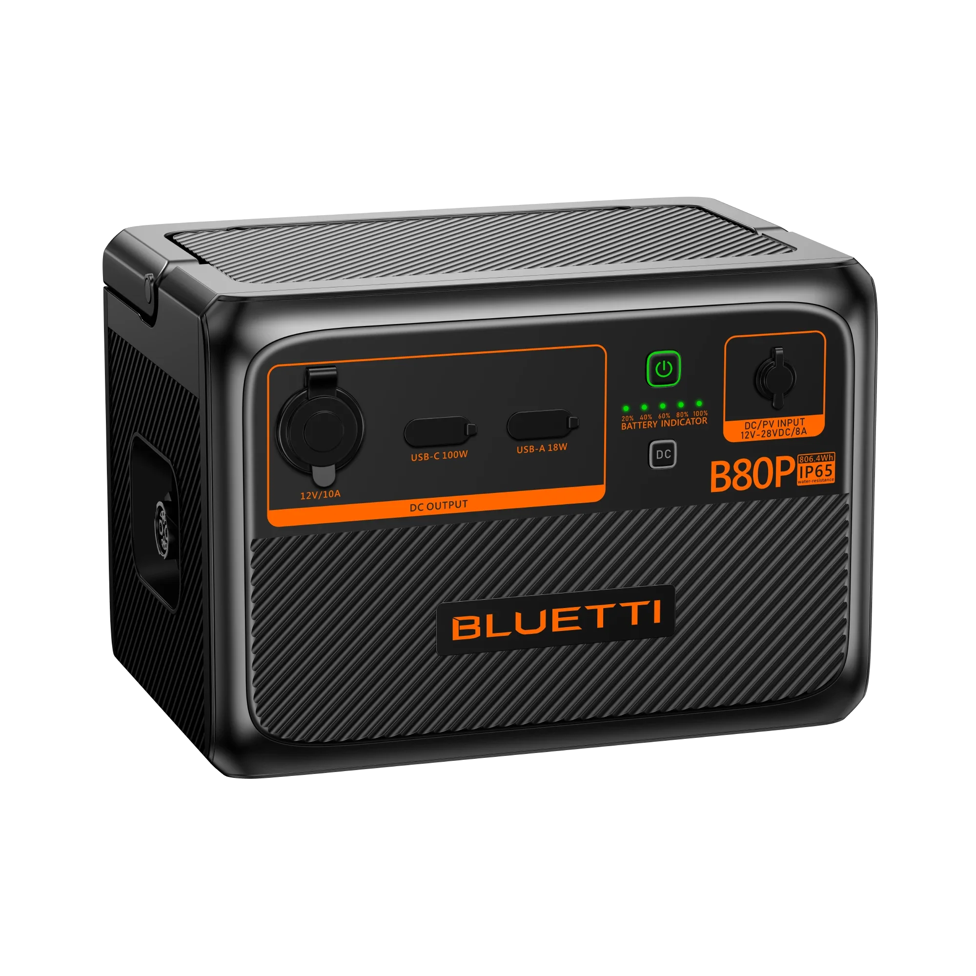 BLUETTI B80P 806Wh Portable Power Station | Solar Generator Backup Battery for Camping, RV, Emergencies & Off-Grid Living