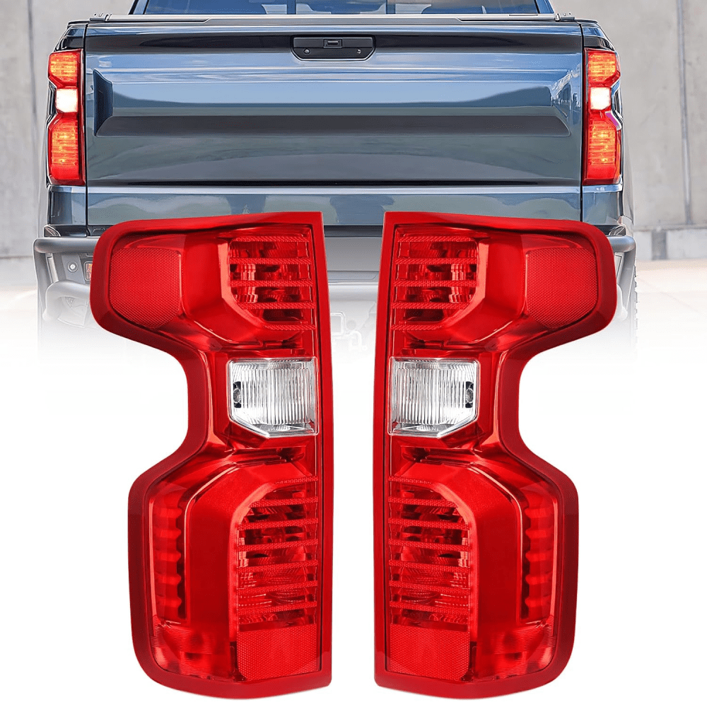 Chevy Silverado 1500/2500HD/3500HD Taillight Assembly (2019-2023) - OE Style Replacement for Driver & Passenger Side - Perfect for Night Driving & Enhanced Vehicle Safety