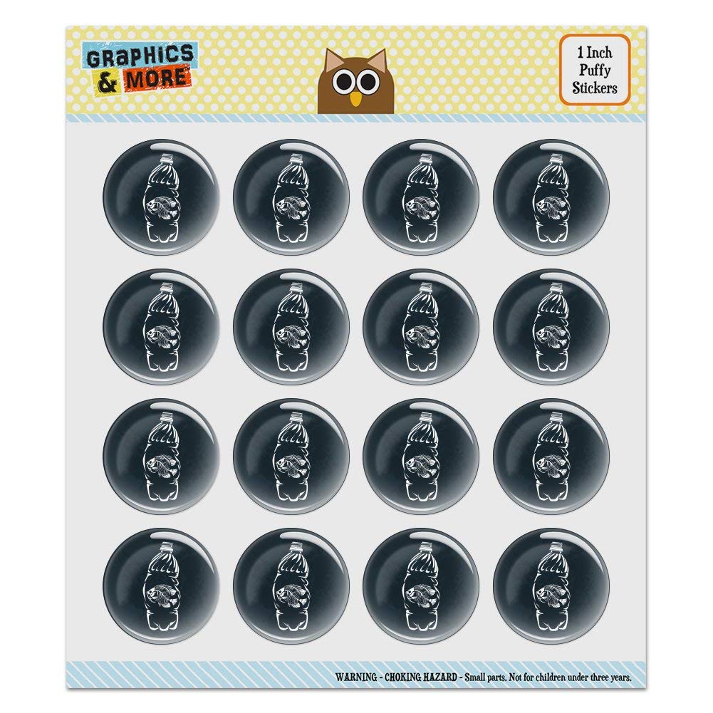 Puffy Bubble Dome Fish Bone Stickers for Scrapbooking & Crafts