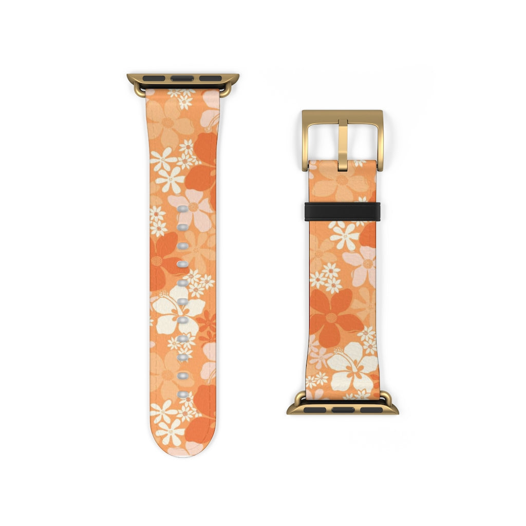 Groovy Pua Watch Band - Durable Silicone Replacement Strap for Apple Watch, Fitbit & Samsung - Perfect for Workouts, Swimming & Everyday Wear