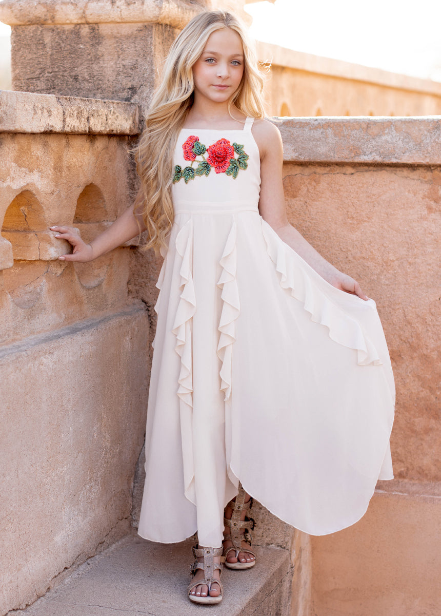 Kaylynn Cream Dress for Women - Elegant & Comfortable Casual Wear for Parties, Dates & Office