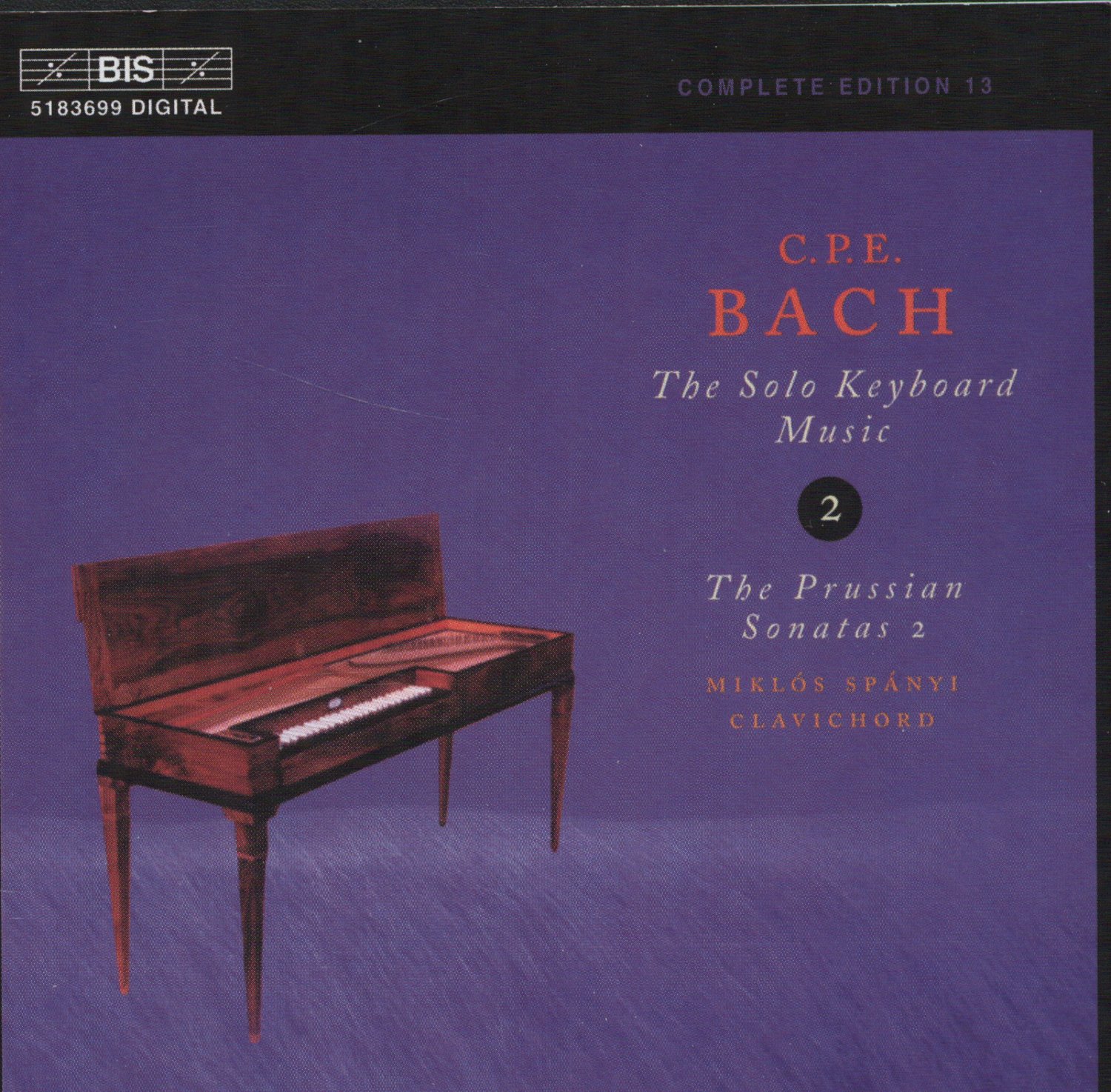 C.P.E. Bach: The Solo Keyboard Music Vol. 2 - Prussian Sonatas | Baroque Piano Sheet Music for Practice & Performance | Perfect for Classical Musicians & Music Students