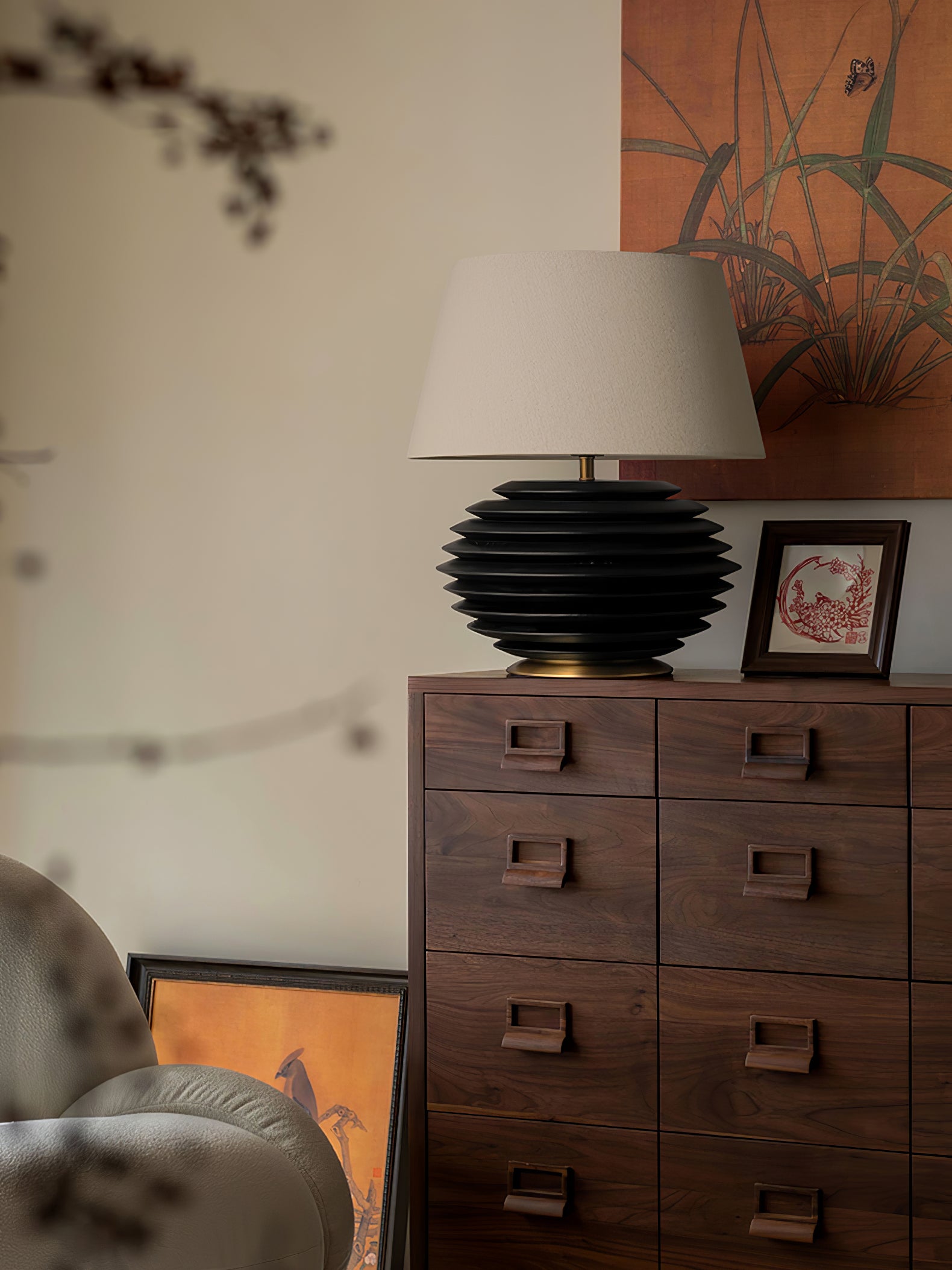 Cadence Table Lamp - Modern LED Nightstand Lamp with USB Port, Touch Control & Adjustable Brightness for Bedroom, Living Room, Office - Warm White & Cool White Light Options