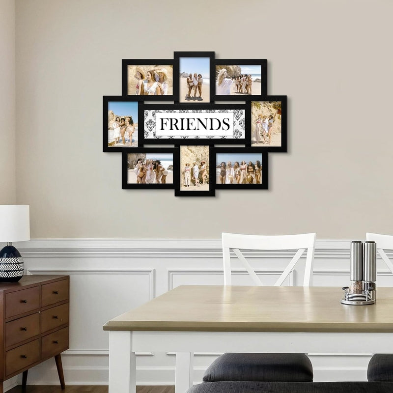 Personalized Friends & Family Tree Photo Frame Collage - Customizable Picture Display for Home Decor, Gifts, and Wall Art | Perfect for Living Rooms, Bedrooms, and Special Occasions