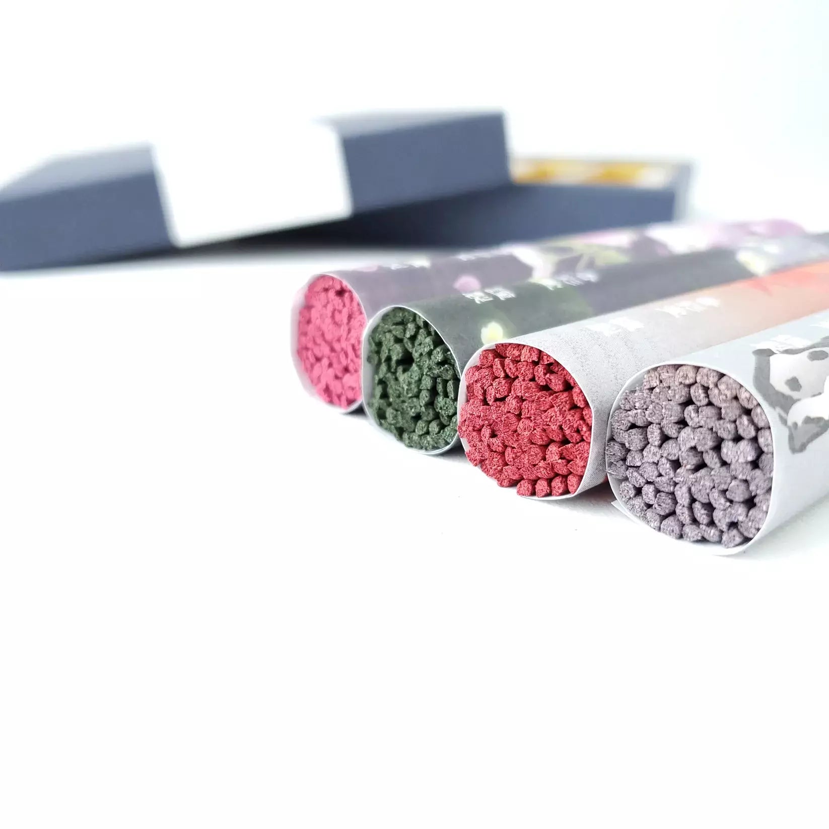 Premium Kousaido Seasonal Incense Sticks Gift Set - 4 Fragrant Scents (180 Sticks) for Meditation, Yoga & Home Aromatherapy