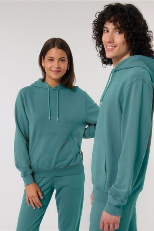 Winter Green Hoodie for Men & Women - Cozy Fleece Pullover with Kangaroo Pocket | Perfect for Cold Weather, Outdoor Activities & Casual Wear