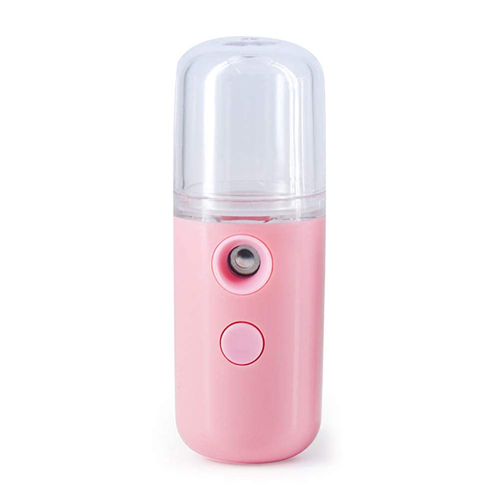 Ubersweet® Portable USB Rechargeable Facial Steamer - Hydrating Face Mist Sprayer with 30ml Water Tank | Mini Moisturizing Device for Home Spa, Travel & Skincare Routine