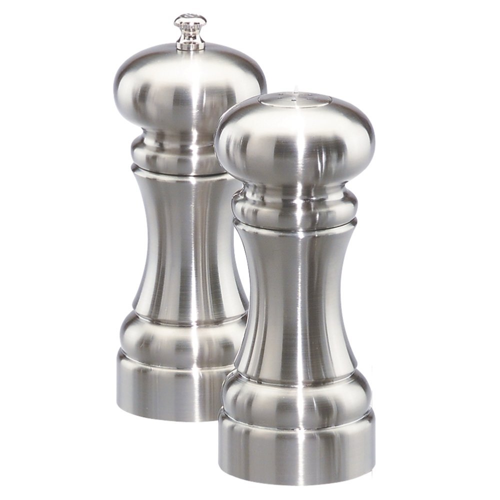 Premium 5 Inch Westin Pepper Mill and Salt Shaker Set - Chef Specialties Spice Grinder for Gourmet Cooking, Kitchen & Dining Table Seasoning Essentials
