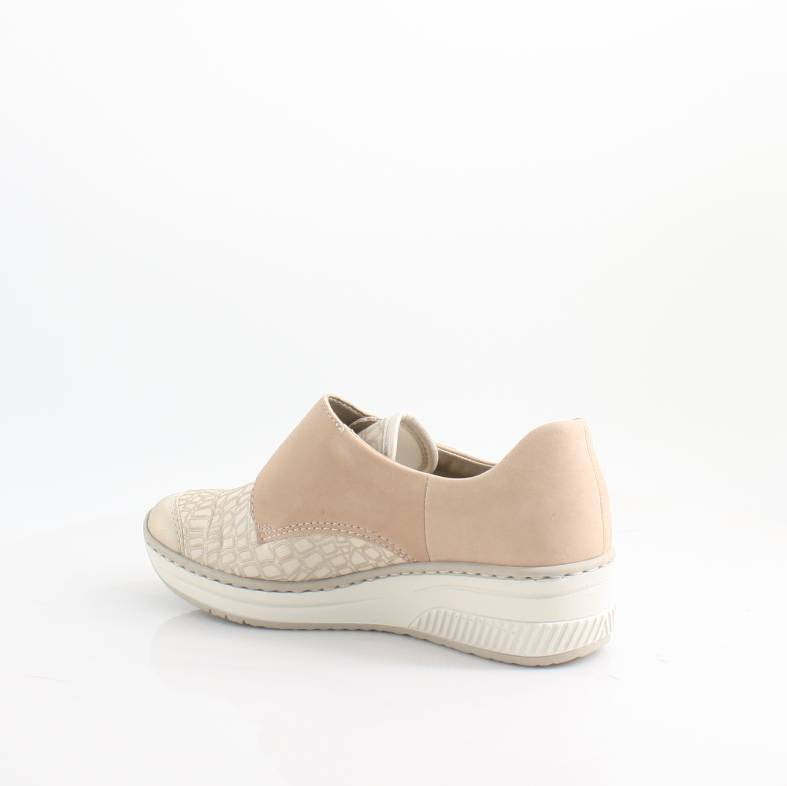Rieker 487C0 Women's Comfortable Slip-On Shoes - Lightweight & Stylish for Work, Travel & Everyday Wear