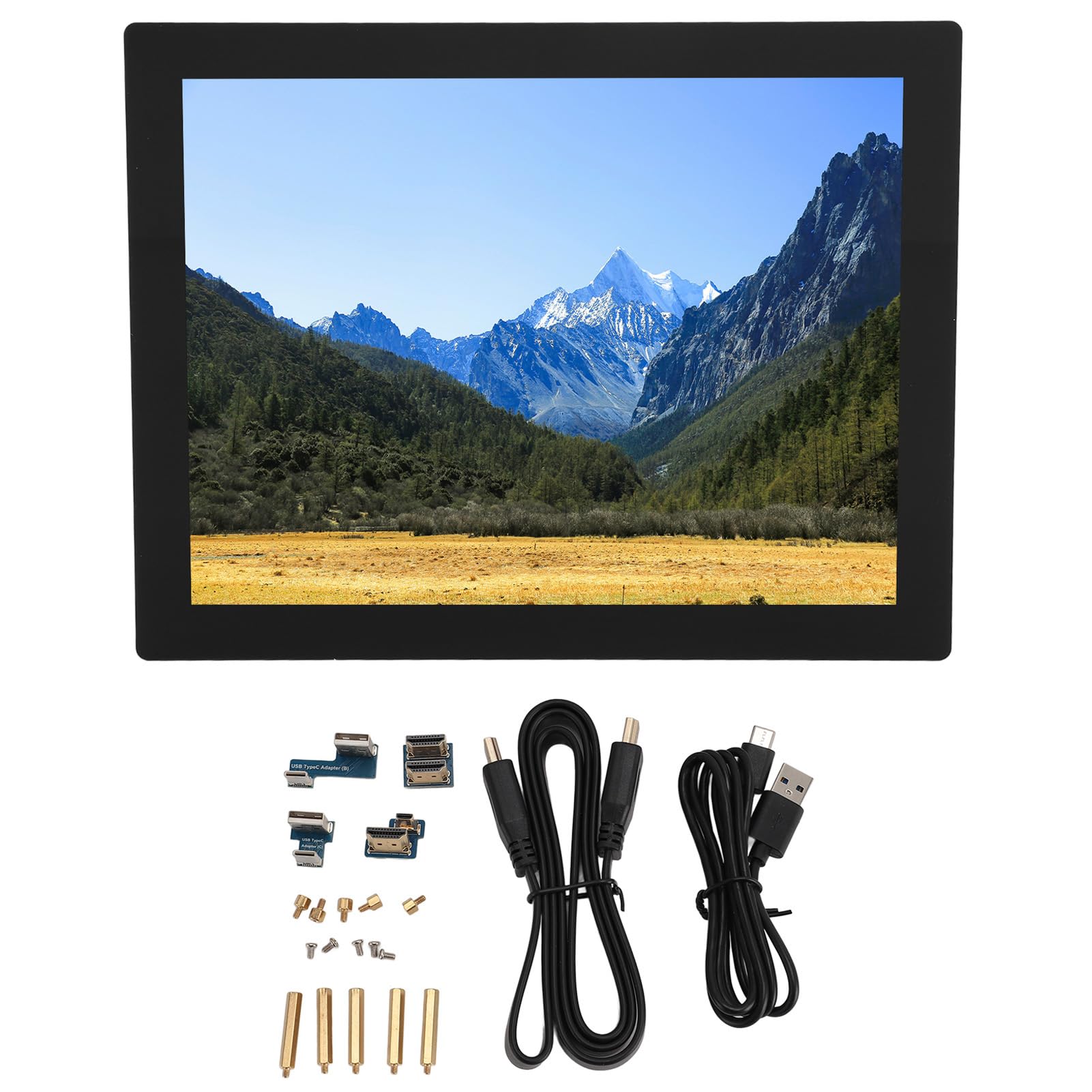 8 Inch IPS LCD Touch Screen Display Panel - 10-Point Capacitive Touch, 768x1024 Resolution for Raspberry Pi & Retropie - Perfect for DIY Projects, Arcade Gaming, and Digital Signage