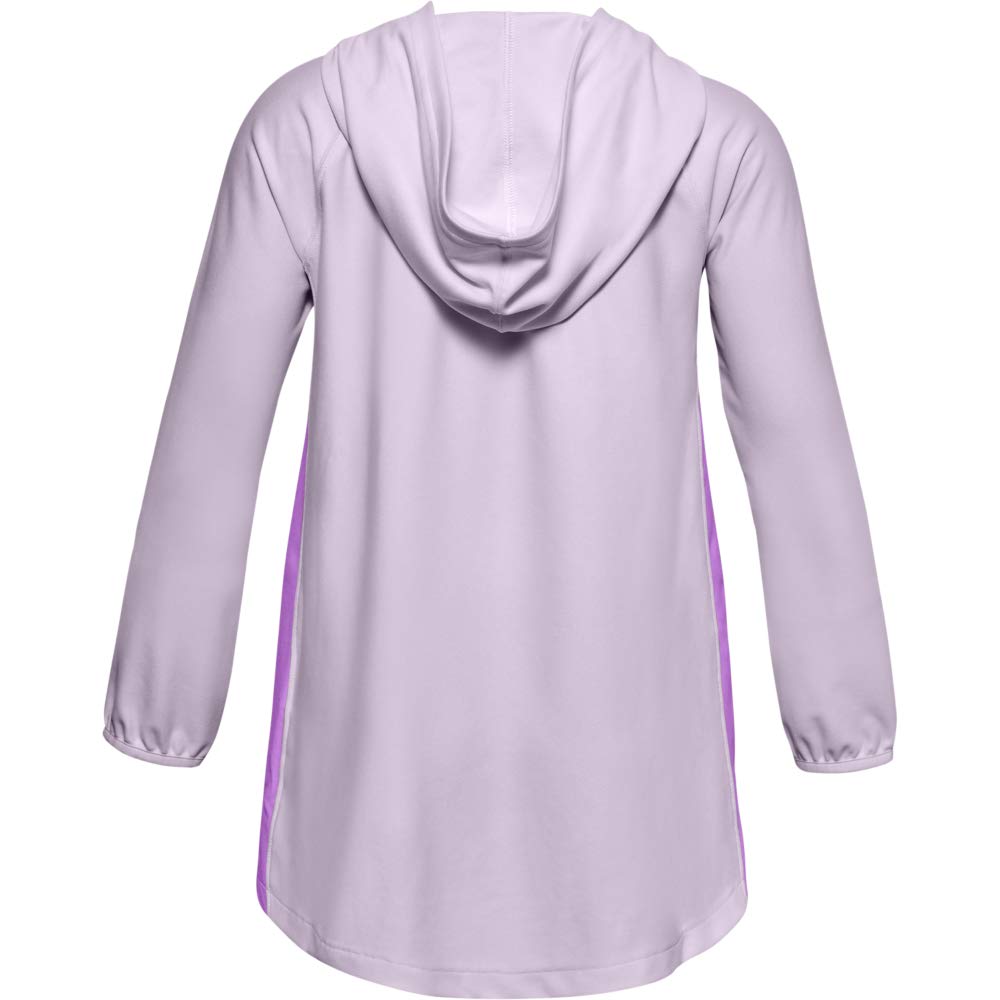 Under Armour Girls' Play Up Knit Full Zip Hoodie - Lightweight Athletic Jacket for Running & Training | Comfortable Kids Sports Outerwear for School & Playground Activities