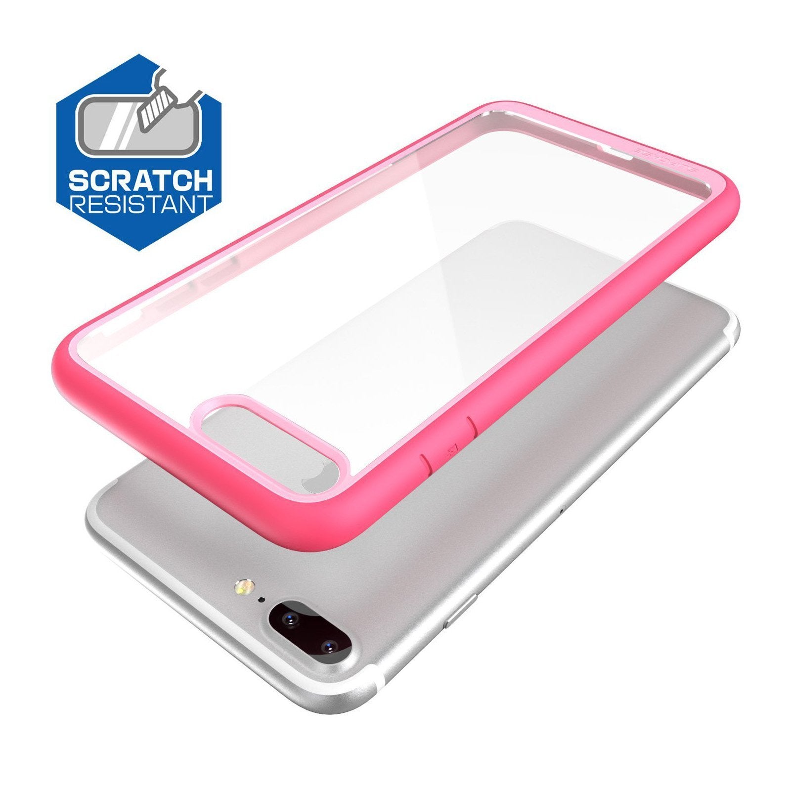 iPhone 7 Plus / 8 Plus Case - Unicorn Beetle Style Pink Protective Cover with Shockproof Design | Perfect for Everyday Use, Travel & Outdoor Activities