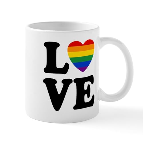 White - Gay Love Mug