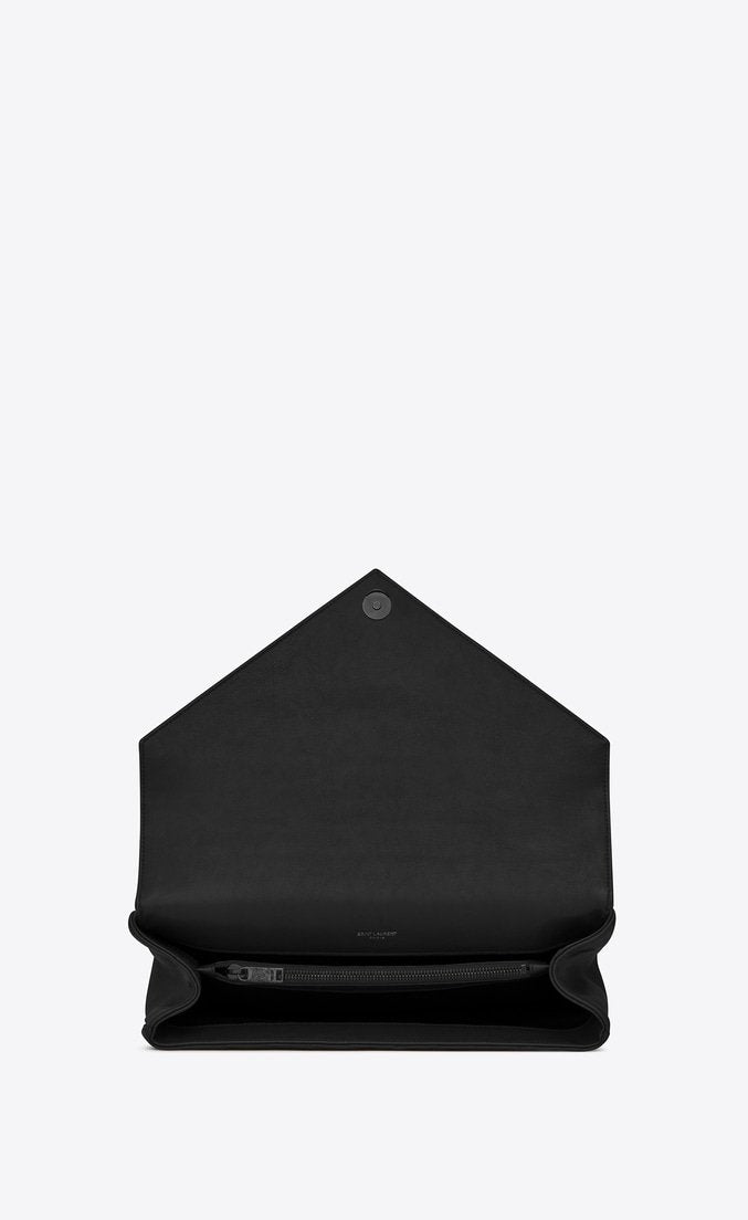 Saint Laurent Medium College Bag in Black Leather - Luxury Designer Crossbody Bag for Women | Perfect for Work, Travel & Evening Out