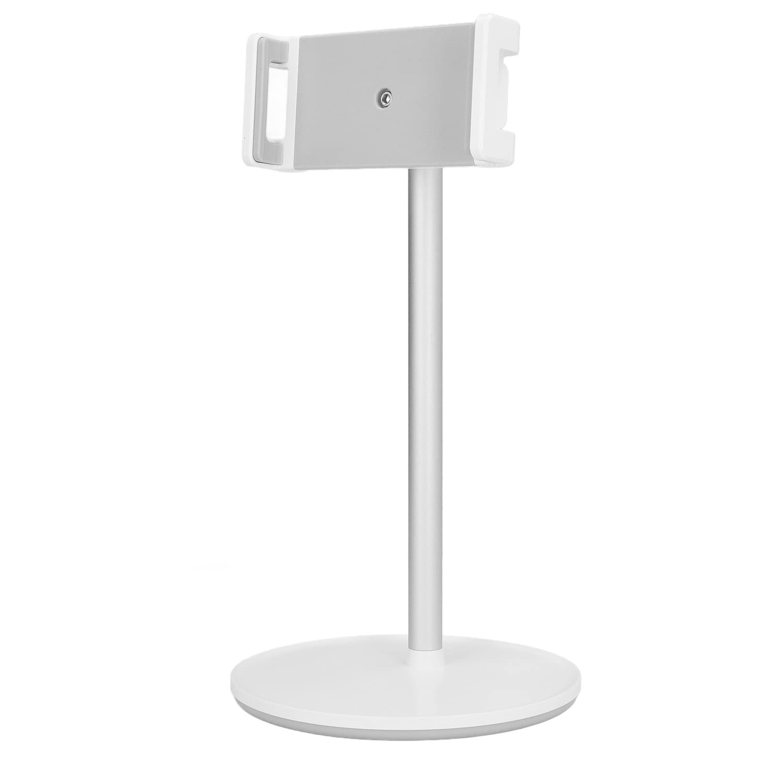 Premium Aluminum Alloy Phone Stand - Adjustable Desktop Cell Phone & Tablet Holder with Stable Base | Perfect for Home Office, Video Calls, Cooking Recipes & Hands-Free Viewing