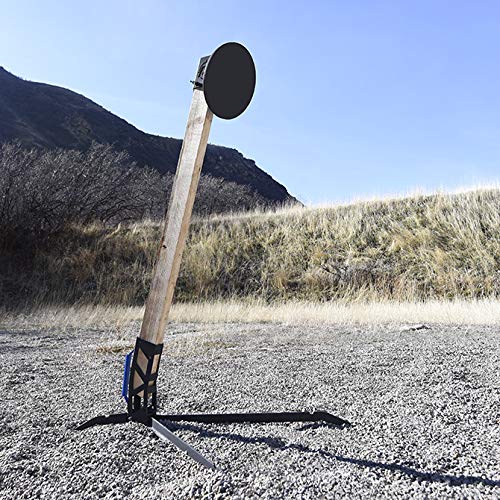 PT Scout Stand and Target Plate - 40% IPSC - Rifle Rated AR550 Steel Shooting Target for Outdoor Range Practice, Tactical Training, and Competitive Shooting
