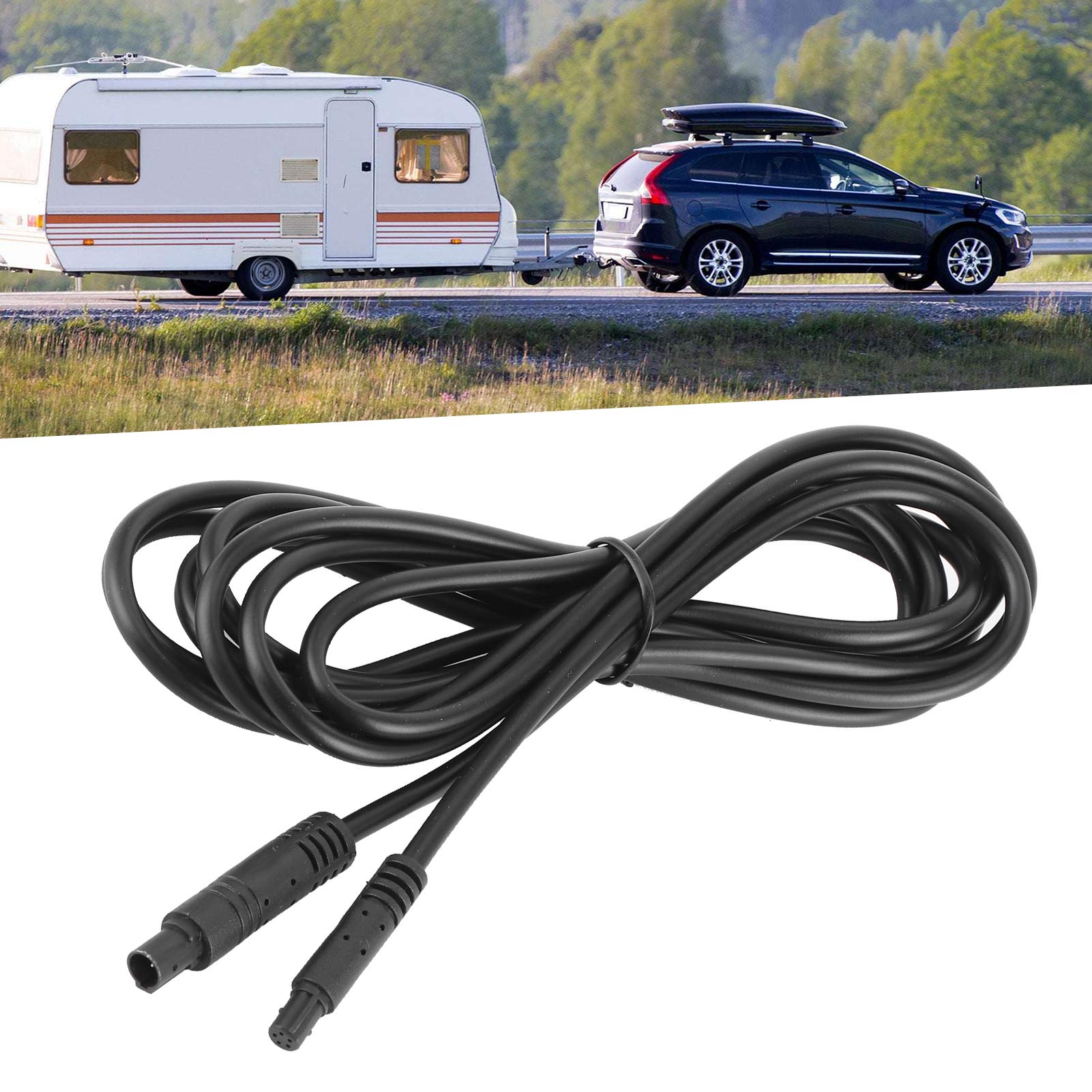 5-Pin Rearview Camera Extension Cable - Universal Male to Female Backup Camera Cable for Car Dash Cam & Reverse Camera - Compatible with Most Vehicles (Parking, Reversing, Monitoring)
