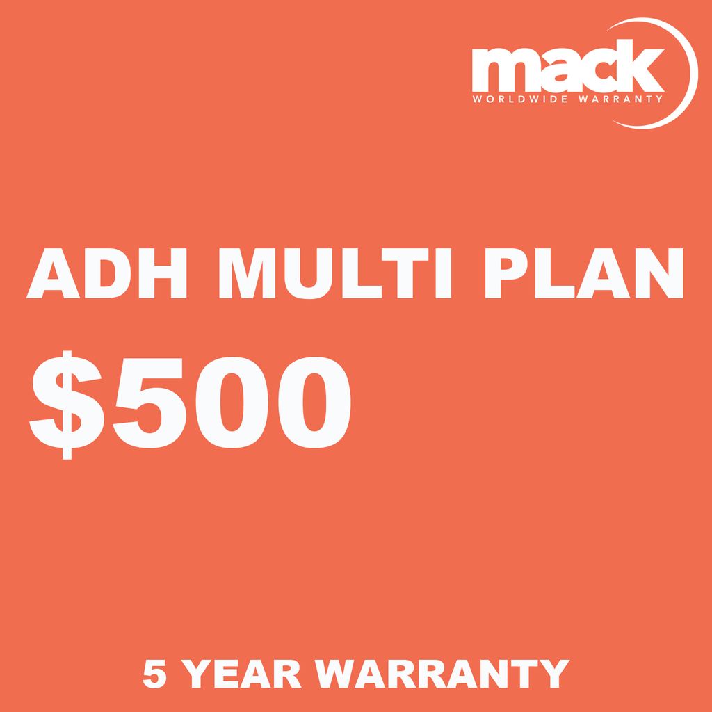 MACK 5-Year ADH Multi Plan Warranty for Laptops & Electronics - Affordable Protection Under $500 - Perfect for Students, Professionals & Gamers