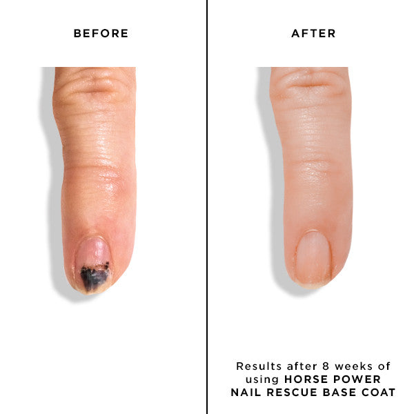 Butter London Mini Horse Power Nail Rescue Base Coat - Strengthening Nail Treatment for Damaged Nails - Perfect for Nail Care & Manicures at Home or Salon