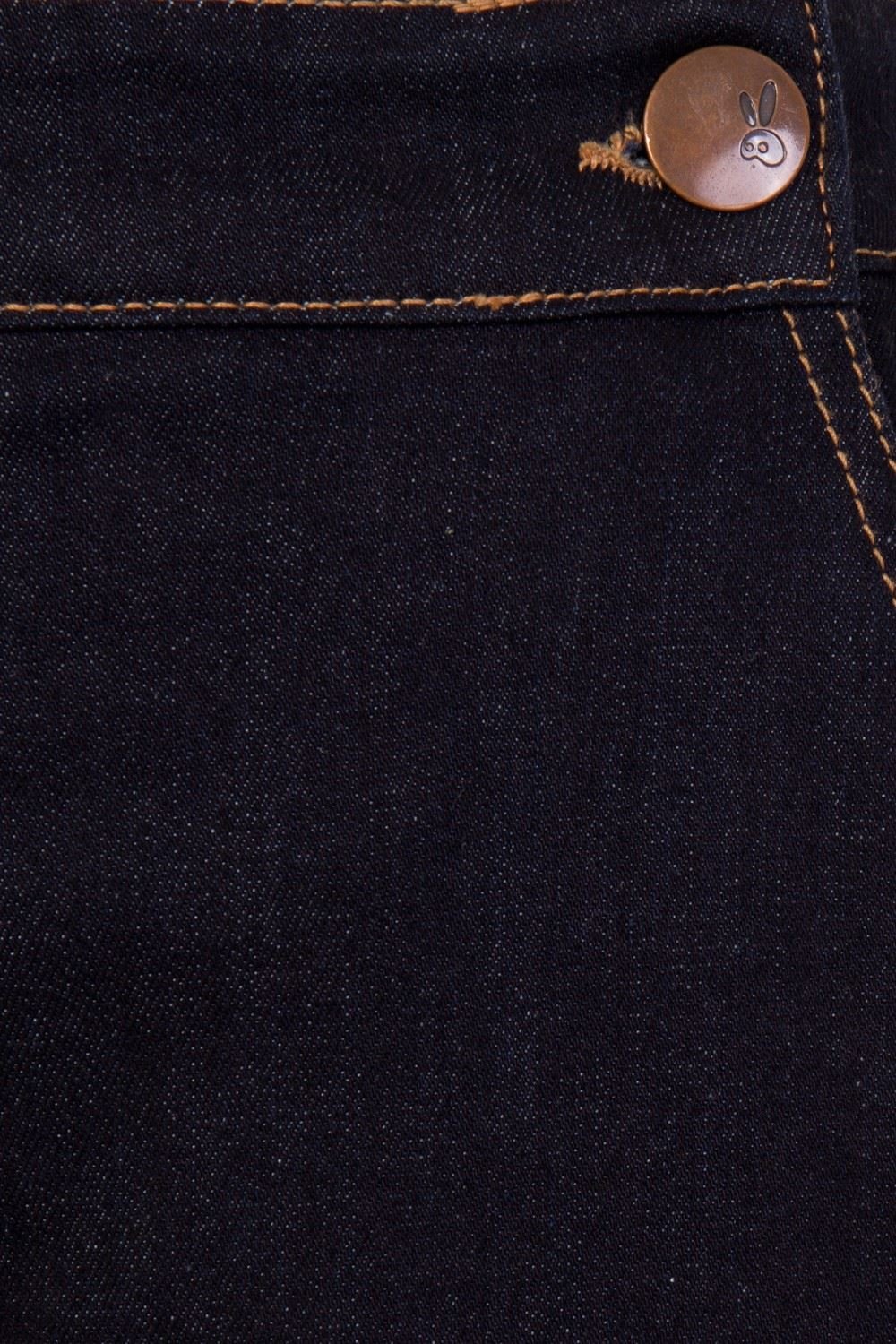 Hell Bunny Charlie Denim Jeans - 50s Vintage Retro Capri Pants, 3/4 Length Pedal Pushers for Women | Perfect for Casual Wear, Rockabilly Style & Retro Fashion Outfits