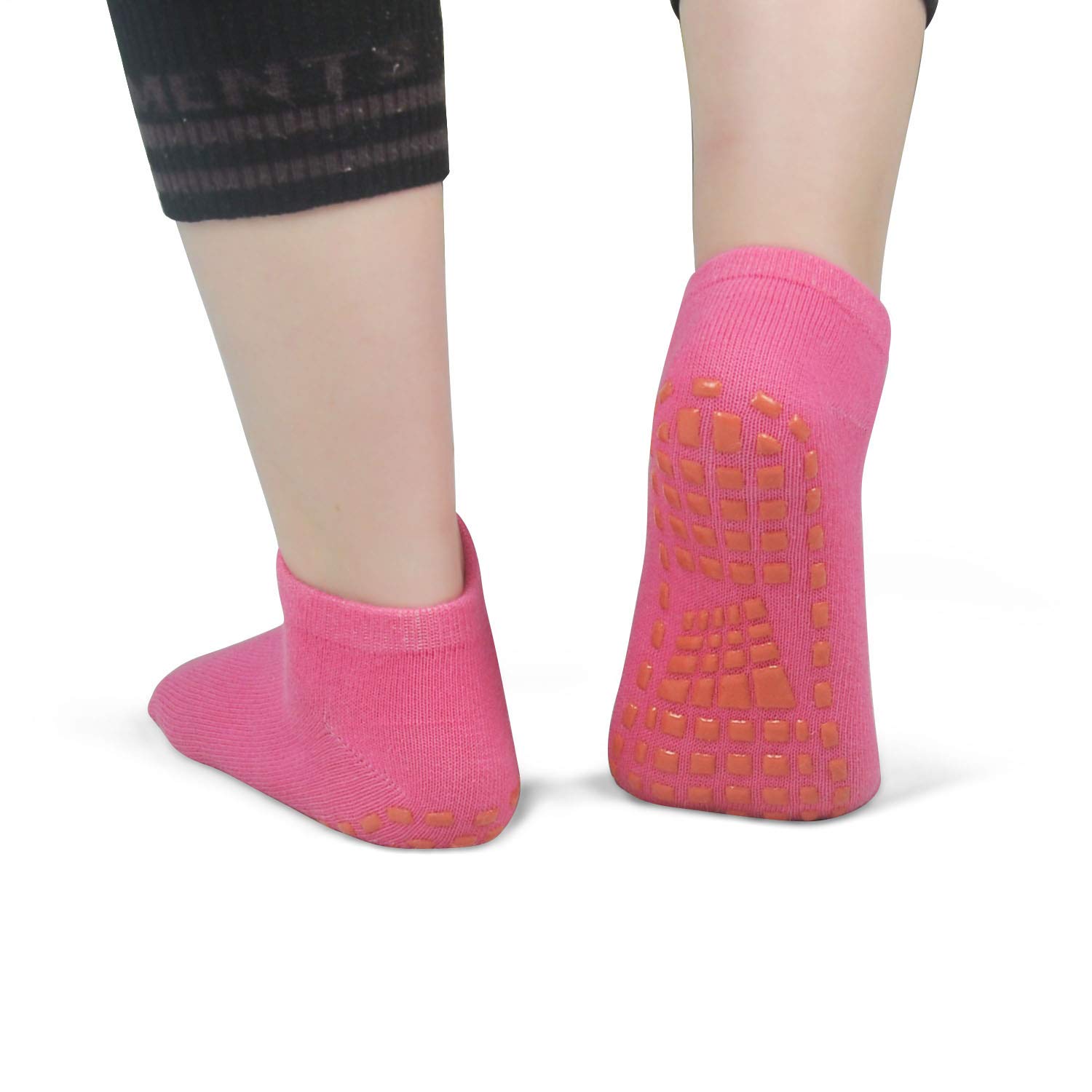 ELUTONG Non-Slip Kids Socks for Trampoline & Play - Anti-Skid Children's Grip Socks for Toddlers to Teens - Perfect for Indoor Playgrounds, Gymnastics, and Home Use