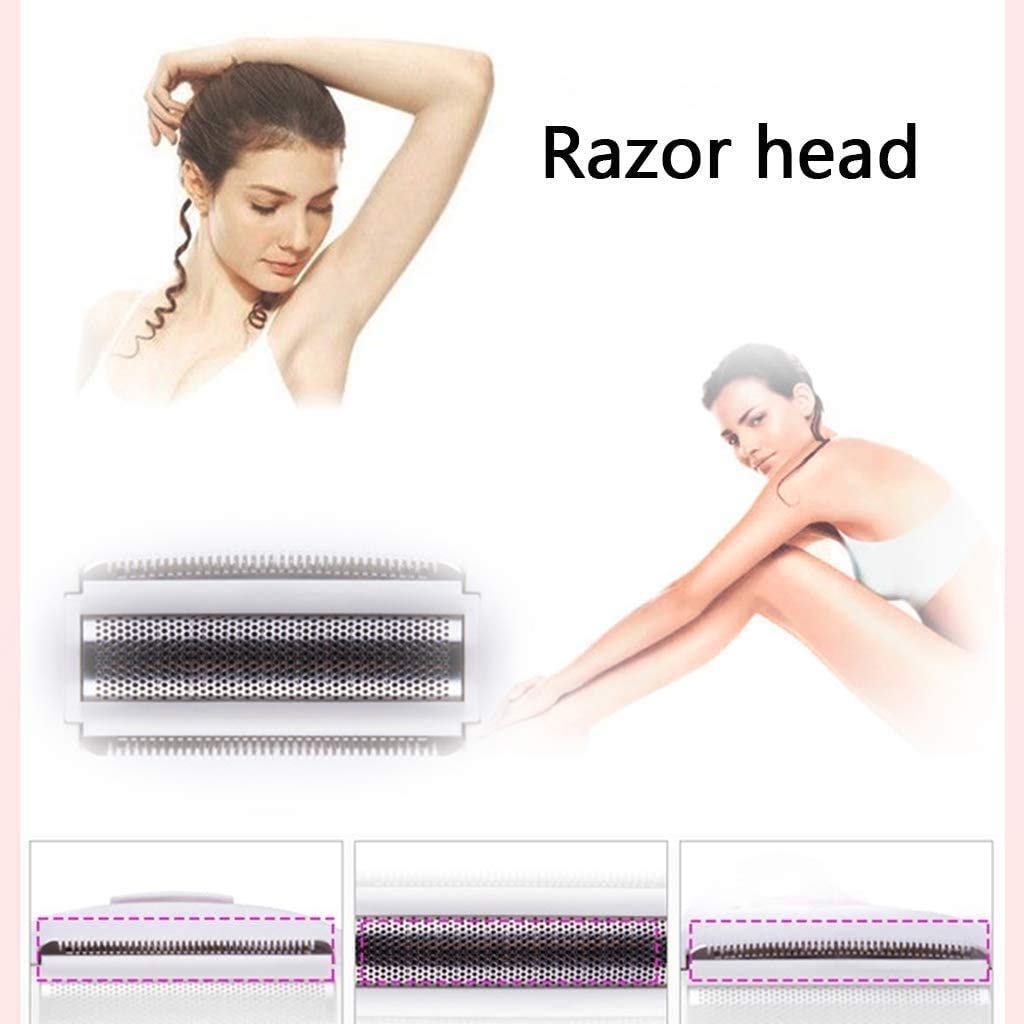 Electric Epilator for Women - 3-in-1 Hair Removal Device for Legs, Underarms & Bikini Area - Facial Hair Remover - Smooth Skin Care Kit (Black) - Perfect for Home Use & Travel Beauty Routine