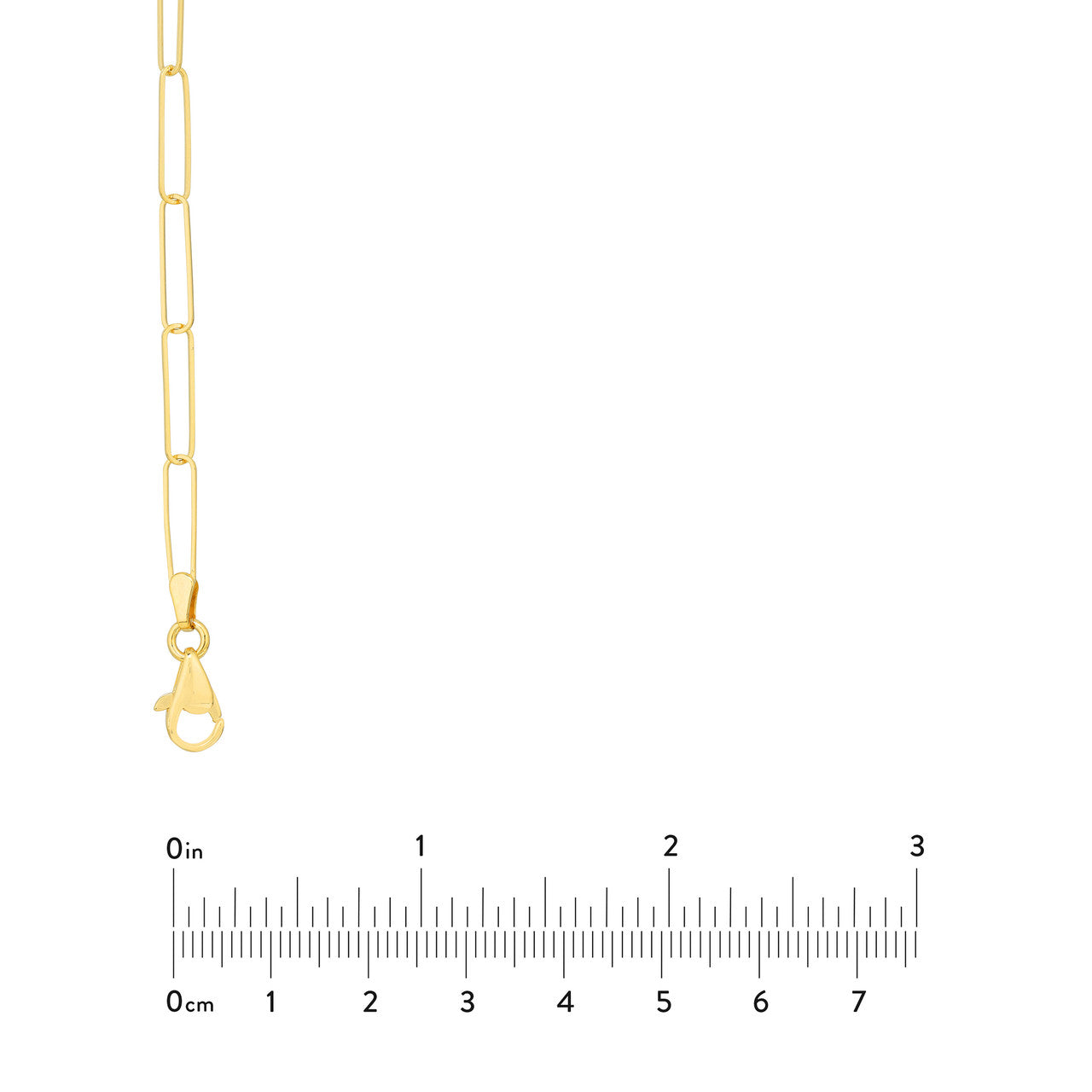 14K Yellow Gold 3.6mm Paperclip Chain Necklace for Women - Dainty Layering Jewelry Gift for Her - Perfect for Everyday Wear, Special Occasions & Gift Giving