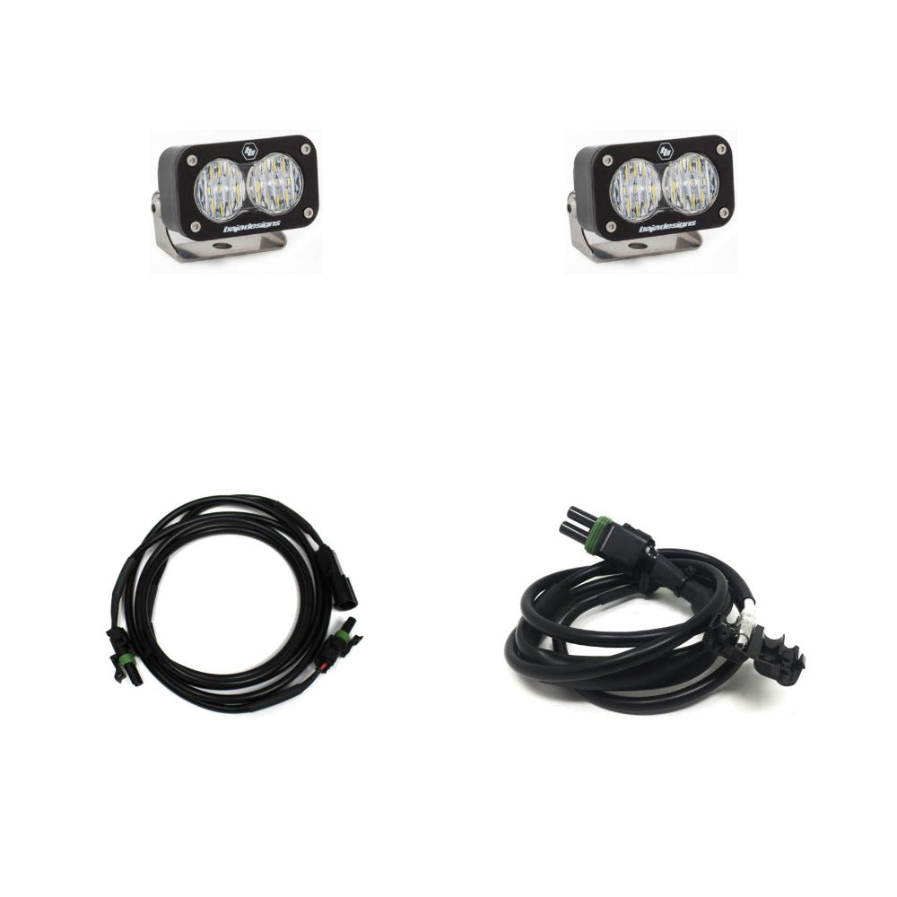 2022 GMC 2500/3500 Baja Designs Dual S2 Sport Reverse Light Kit - High-Performance LED Backup Lights for Off-Roading & Night Driving