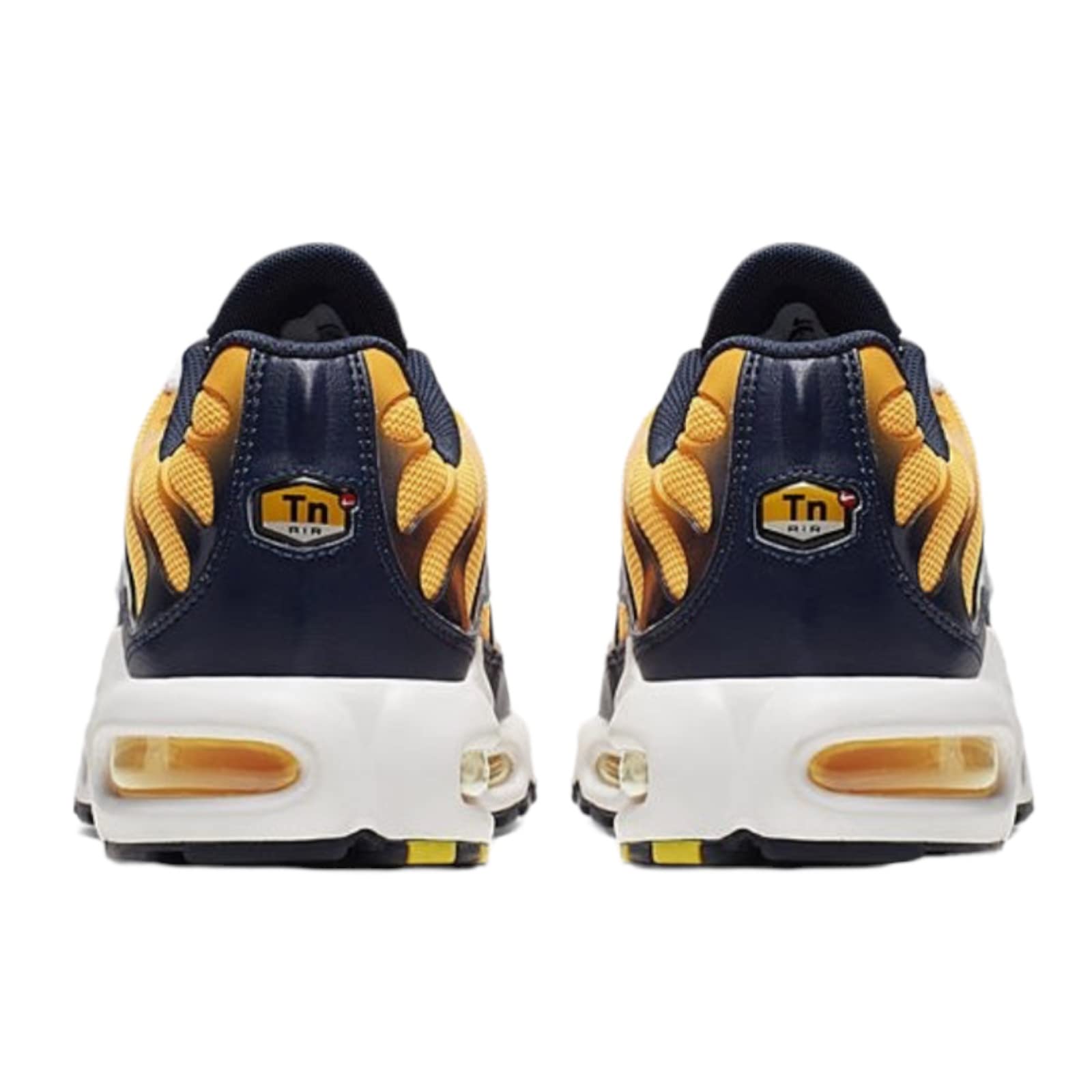 Nike Air Max Plus Kids Running Shoes - Yellow & Blue BV0047-800 | Lightweight Cushioned Sneakers for School, Sports & Everyday Wear