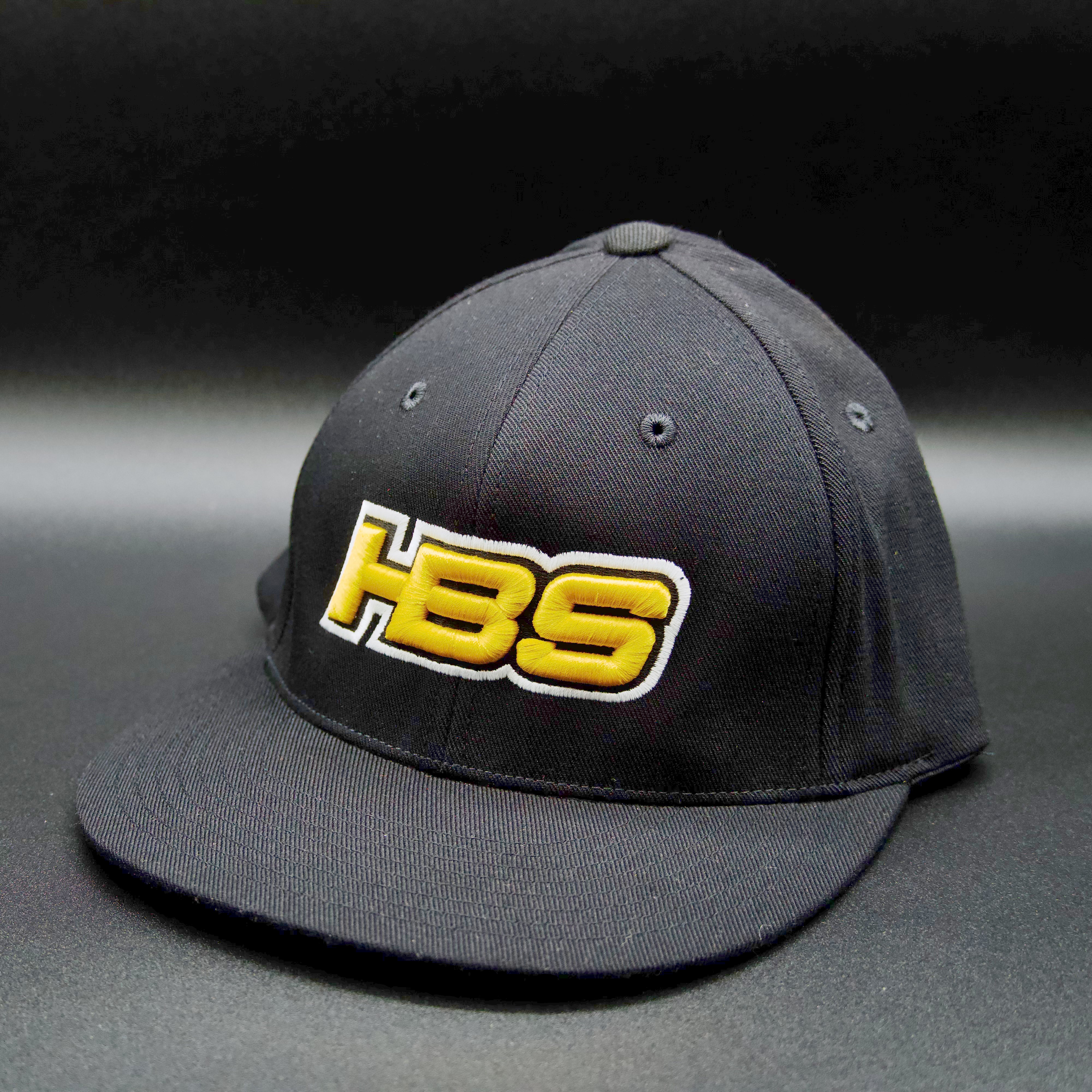 HB Sports (HBS Logo) Custom 9D4 Fitted Flexfit Baseball Cap - Adjustable Steel City Design for Men & Women | Perfect for Baseball, Softball Games & Outdoor Activities