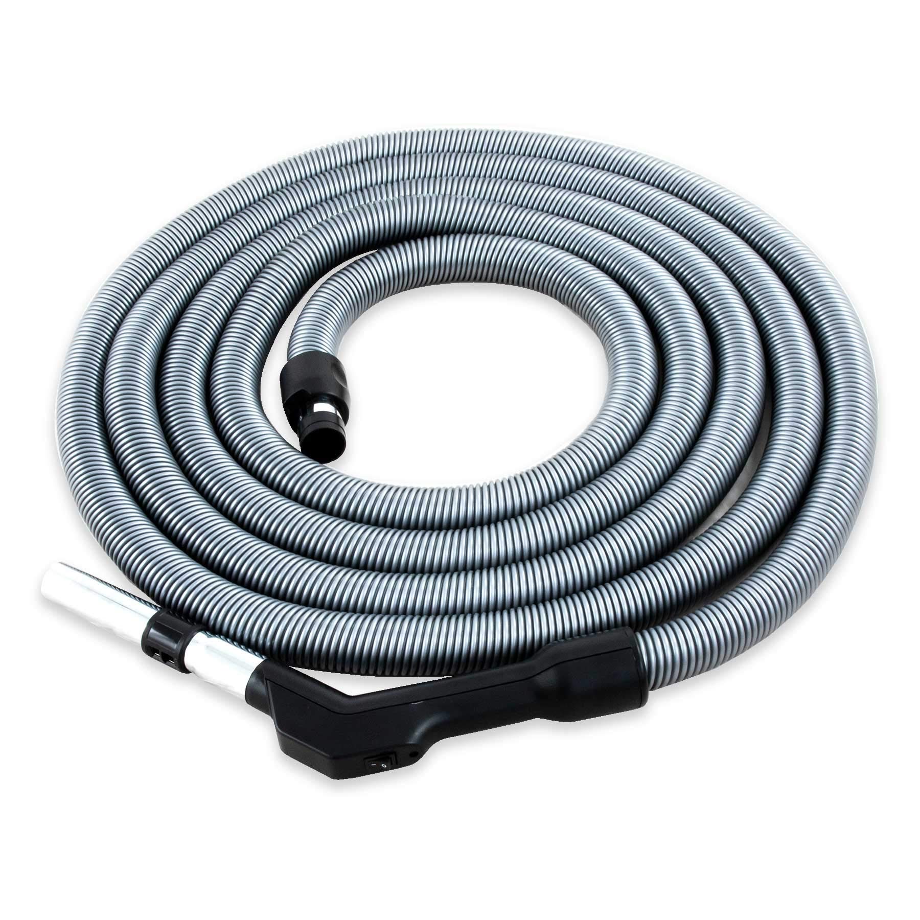 10.7m Central Vacuum Hose - Comfort & Durable for Home Cleaning