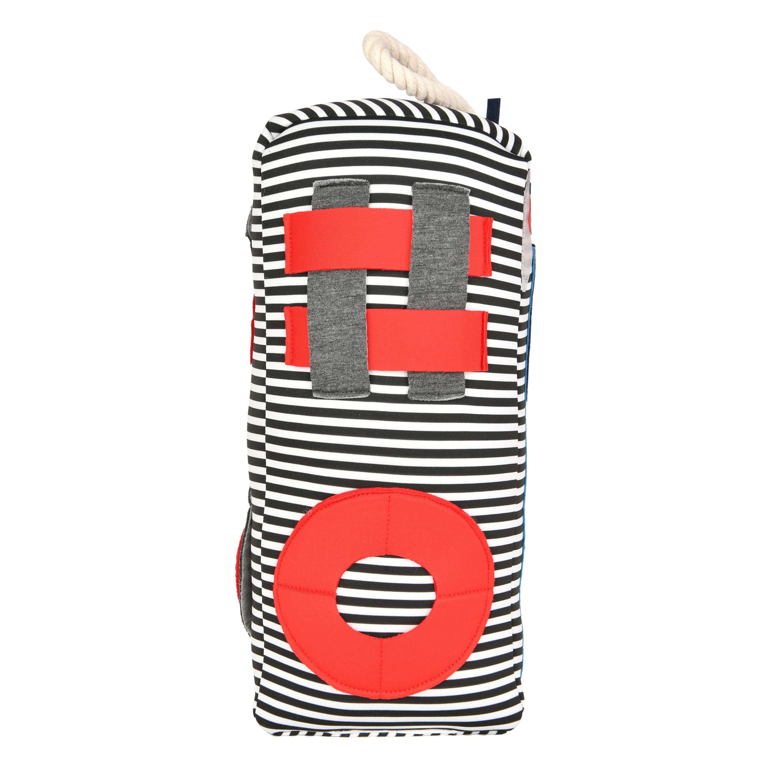 Puppia Nosework Dog Toy - High Rise Striped Interactive Puzzle for Scent Training | Fun Mental Stimulation for Small & Medium Dogs | Indoor & Outdoor Play
