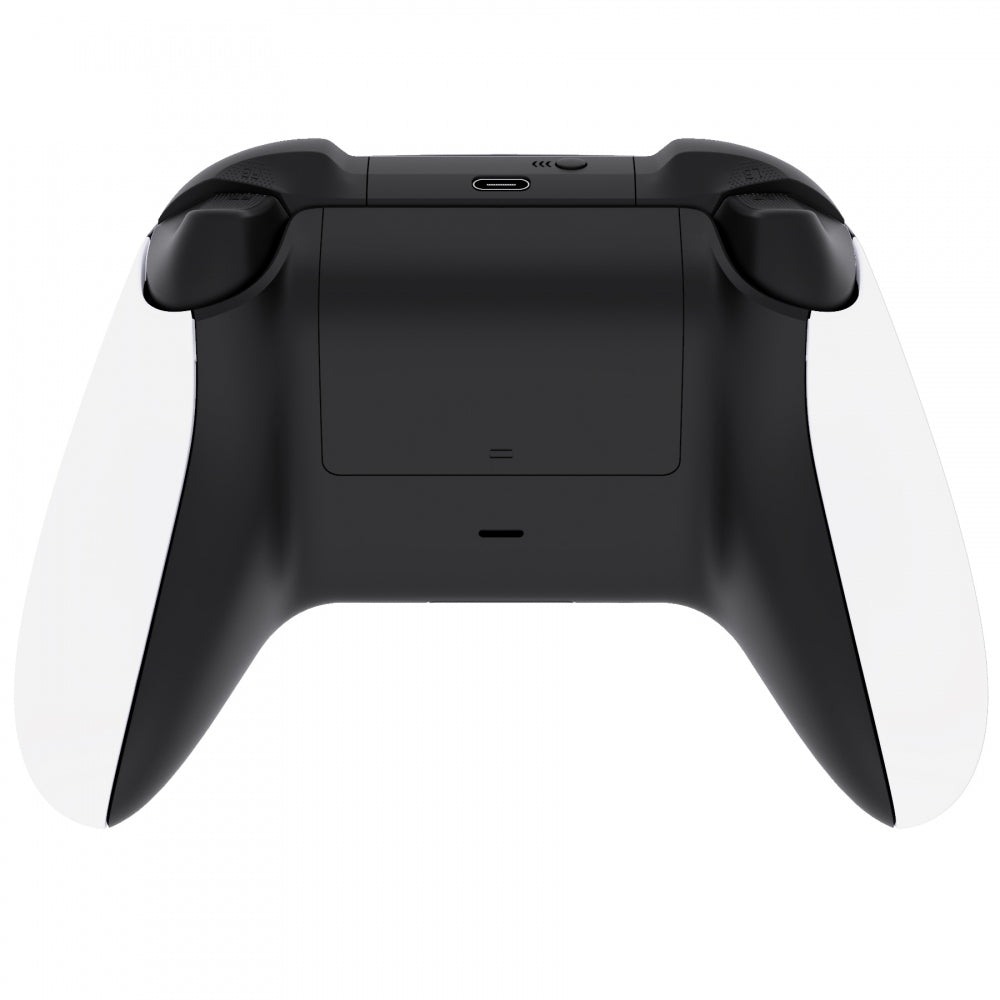 eXtremeRate White Replacement Shell & Side Rails for Xbox Series X/S Controller - Custom Front Housing & Faceplate (Controller Not Included) - Perfect for Gaming, Modding & DIY Customization