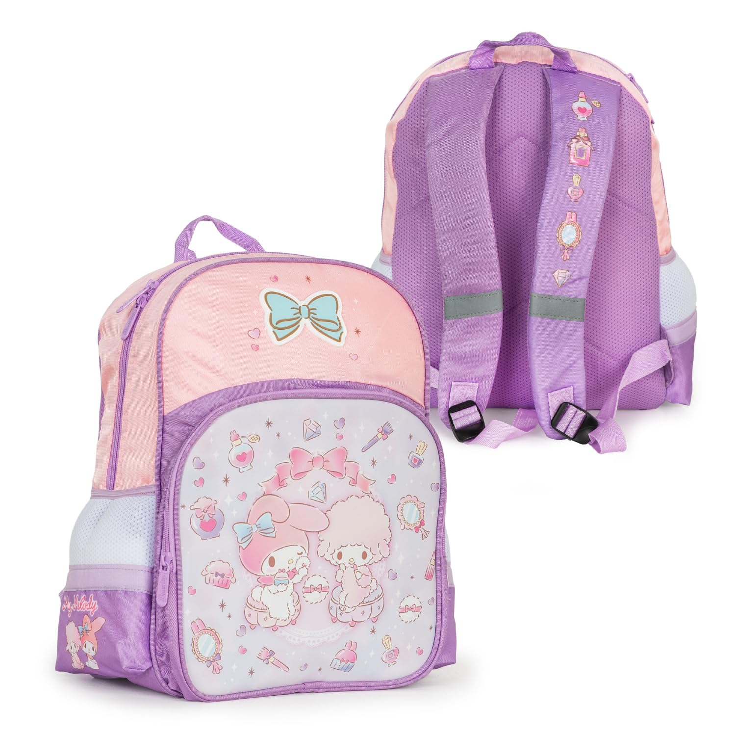 Blue Sky Studios Hello Kitty Backpack for Kids & Teens - Cute Kawaii School Rucksack with Adjustable Straps, Durable Primary & Secondary School Supplies - Perfect for School, Travel & Daily Use