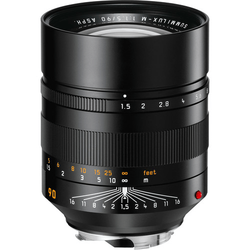 Leica Summilux M 90mm f/1.5 ASPH. Lens - Professional Fast Aperture Prime Lens for Leica M Cameras - Perfect for Portrait, Low Light & Street Photography