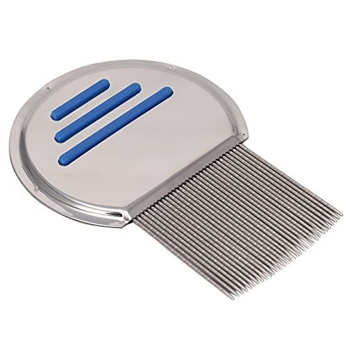 Premium Stainless Steel Lice Comb for Effective Head Lice & Egg Removal - Professional Nit Treatment Tool for Kids & Adults - Home & Travel Use