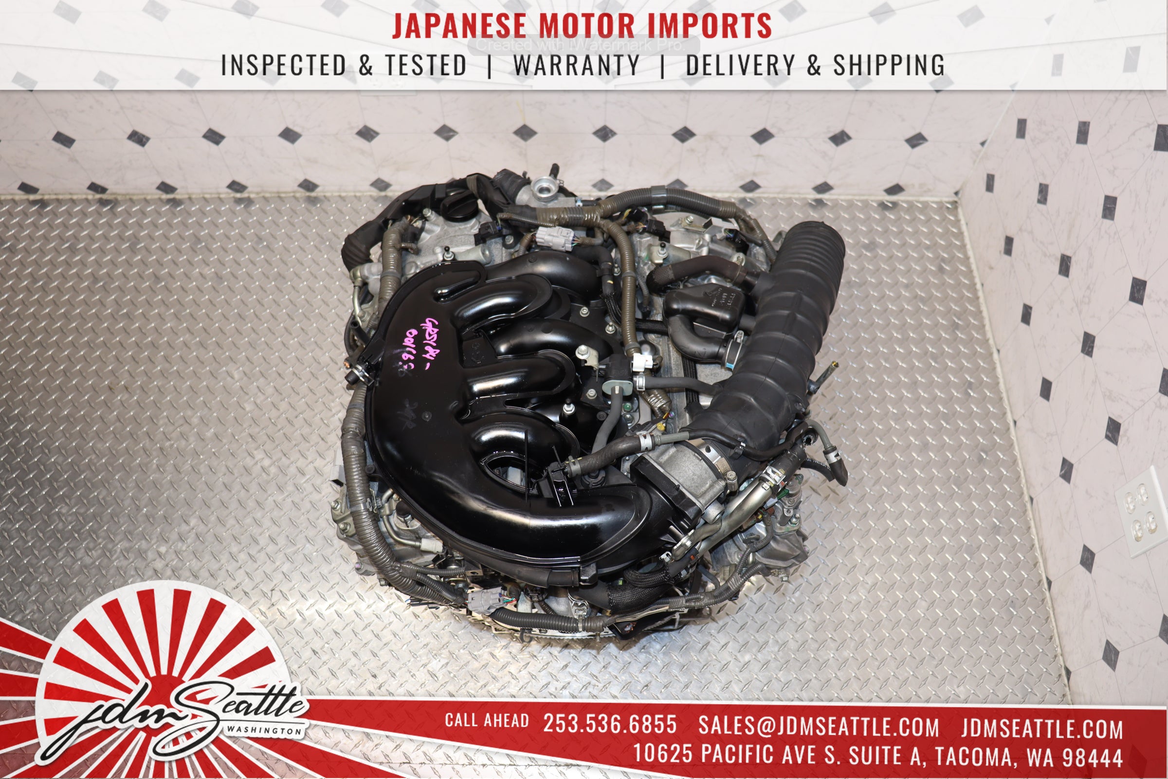 2007-2011 Lexus GS350 2GR-FSE 3.5L V6 Engine + ECU - JDM RWD Motor Replacement for Lexus GS350, IS350, Toyota Avalon - Perfect for Engine Swap & Performance Upgrades