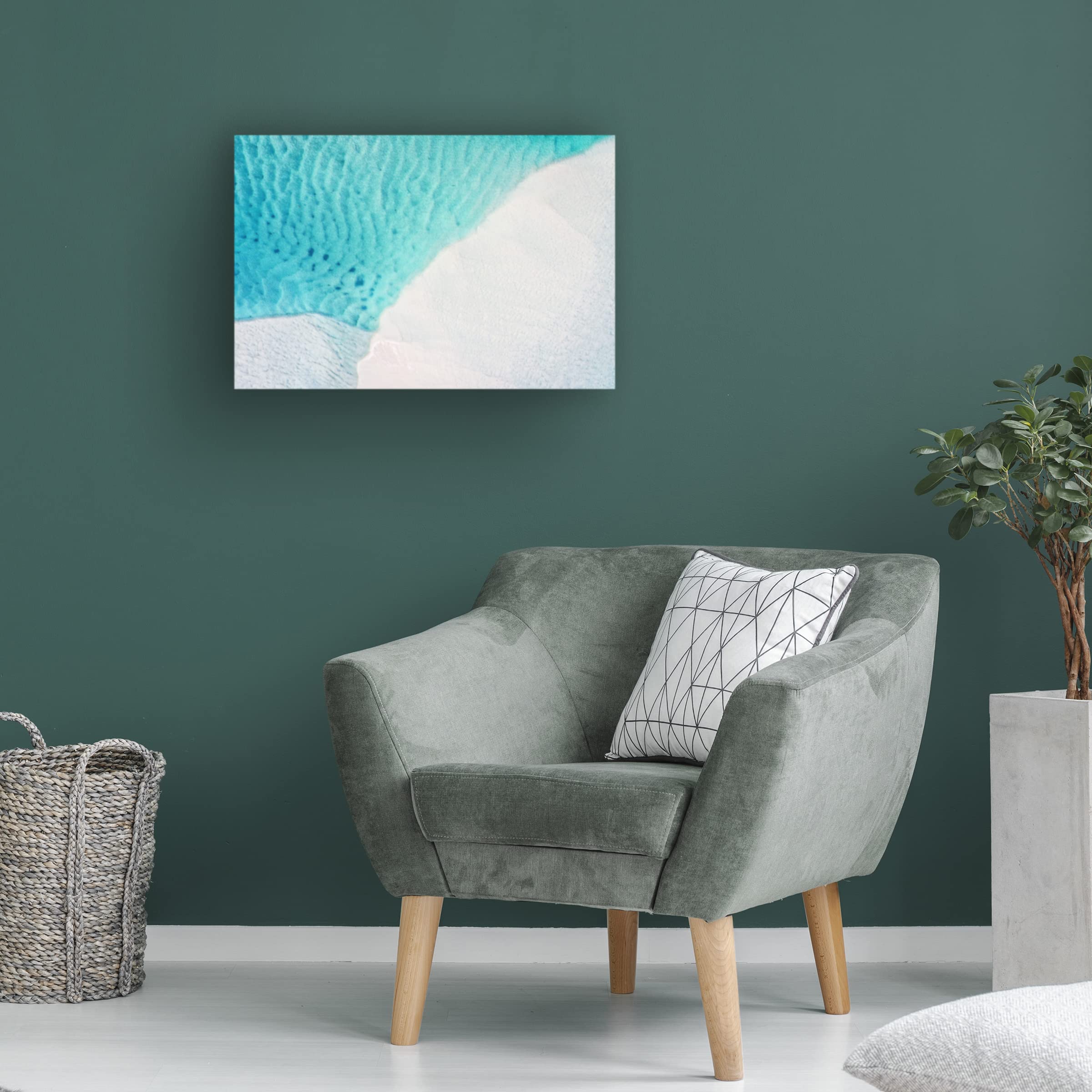 Trademark Fine Art 'Art of the Beach' Canvas Wall Art by Beata Czyzowska Young - Coastal Decor for Living Room, Bedroom & Office