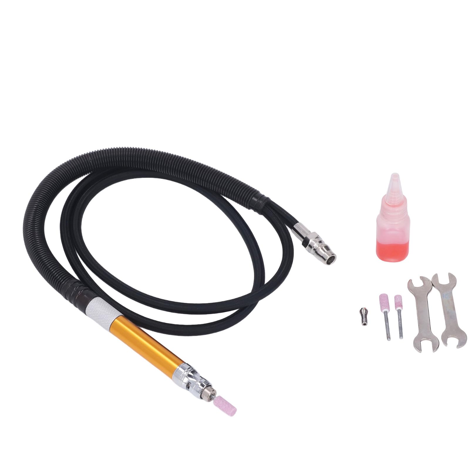 High-Speed Pencil Type Die Grinder - 70000 RPM Micro Air Die Grinder Tool, 90PSI Pneumatic Engraving Pen Kit for Metal, Wood & Plastic - Perfect for Cleaning Dies, Rotors, Brake Pads & DIY Projects