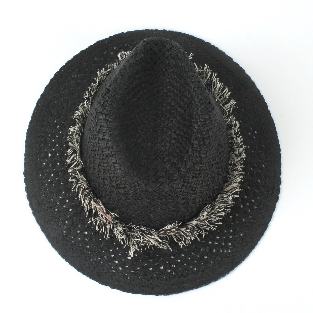 Stylish Panama Hat with Tassel for Women & Men - Beach & Outdoor Sun Protection