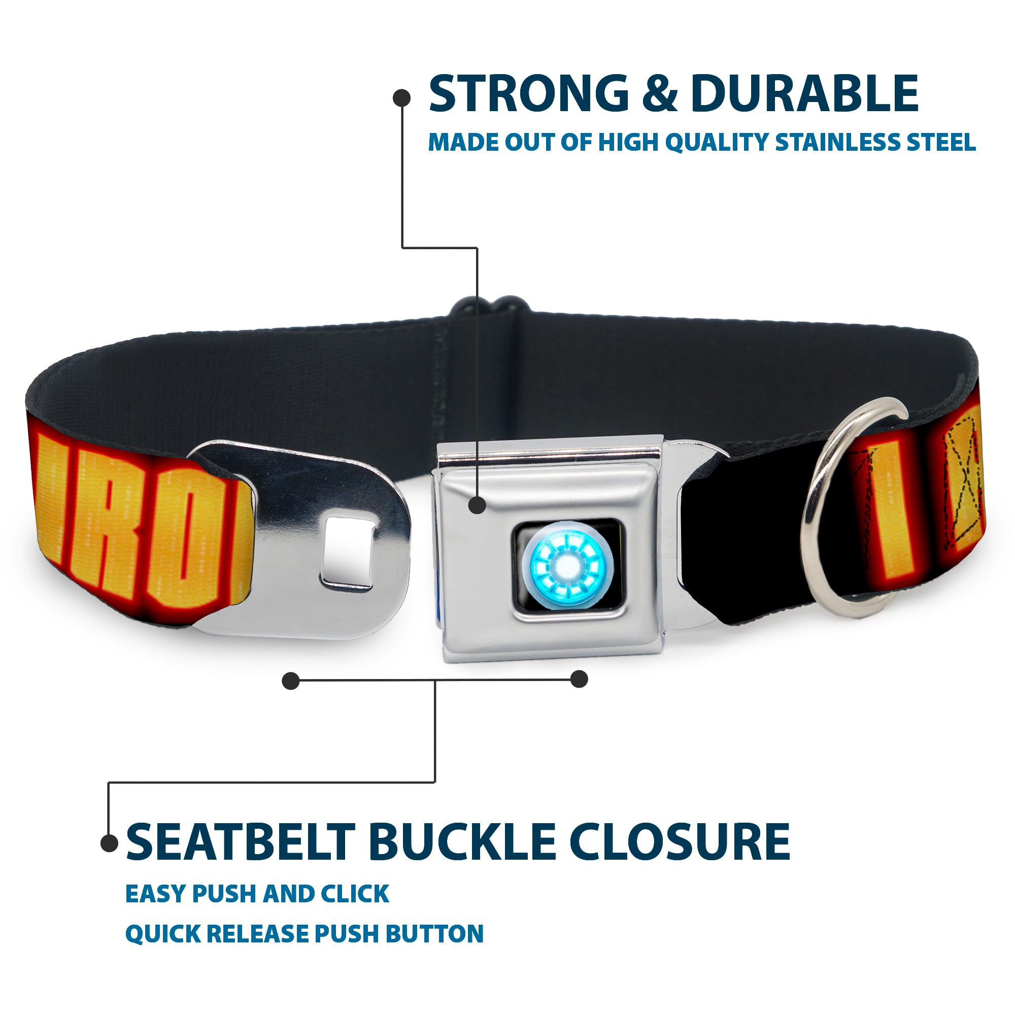 Iron Man Dog Collar - 1