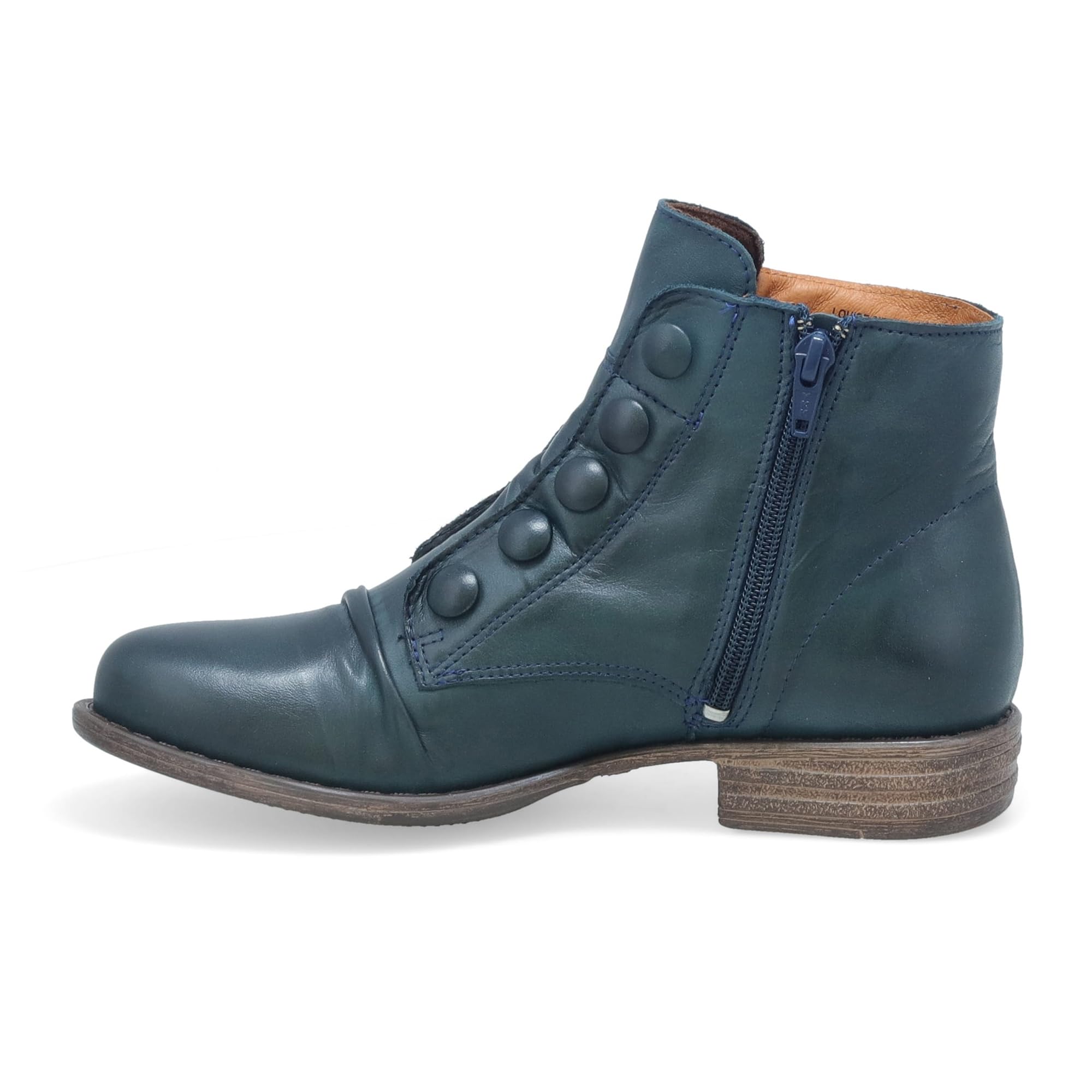 Miz Mooz Louise Women's Ankle Boots - Comfortable Leather Mid Calf Booties for Fall & Winter | Perfect for Office, Casual Outfits & Date Nights