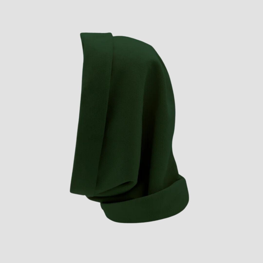 Waterproof Satin Lined Hairbrella Infinity Rain Scarf - Stylish Hair Protection for Rainy Days & Outdoor Activities
