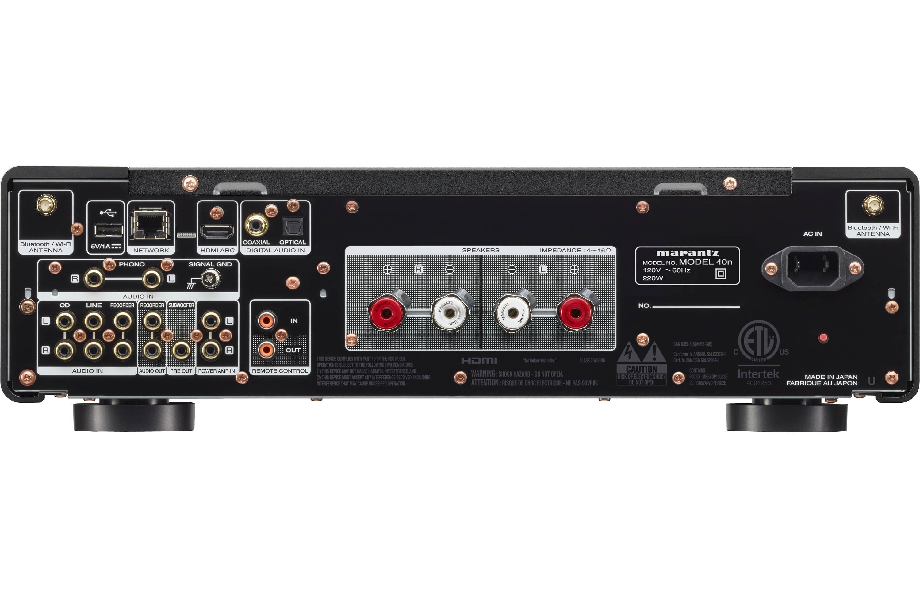 Marantz Model 40N Integrated Stereo Amplifier with Hi-Res Audio Streaming - Perfect for Home Theater & Music Listening