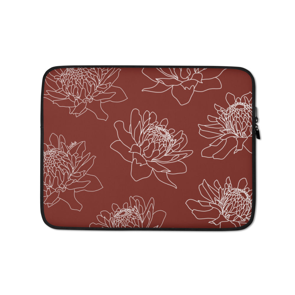 Premium Torch Ginger Laptop Sleeve - Stylish & Protective 13-15 Inch Laptop Case for MacBook, Dell, HP - Perfect for Work, Travel & School